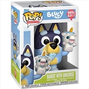 Buy Bluey - Bandit w/Unicorse Pop! Vinyl