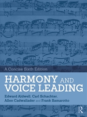 Buy Harmony and Voice Leading
