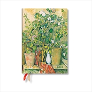 Buy 2027 Cezanne S Terracotta Pots And Flowers Midi 12-Month Hardcover Dayplanner Elastic Band Closure D