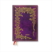Buy 2027 New York Rose Gilded Age Midi 12-Month Hardcover Dayplanner Elastic Band Closure Verso