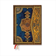 Buy 2027 Safavid Indigo Safavid Binding Art Midi 12-Month Hardcover Dayplanner Wrap Closure Verso