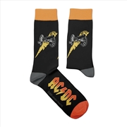 Buy For Those About To Rock - Medium Black Socks