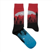 Buy Upside Down - Large Multicoloured Socks