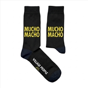 Buy Mucho Macho Athletic - Medium Black Socks