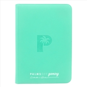 Buy Palms Off Gaming - Collector's Series TOP LOADER Zip Binder CLEAR (216 Capacity) - TURQUOISE