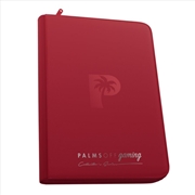 Buy Palms Off Gaming - Collector's Series TOP LOADER Zip Binder CLEAR (216 Capacity) - RED