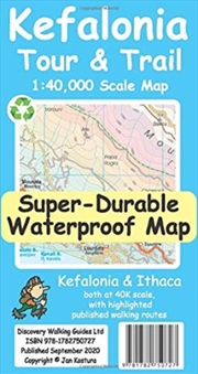 Buy Kefalonia Tour and Trail Map