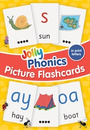 Buy Jolly Phonics Picture Flash Cards : In Print Letters