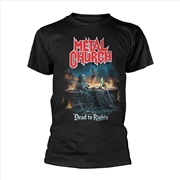 Buy Metal Church - Dead To Rights - Black - XXL