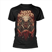 Buy Amon Amarth - Fight: Softstyle - Black - Medium