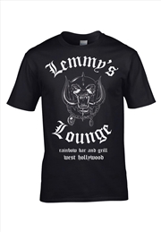 Buy Lemmy Kilmister - Lemmy's Lounge - Black - Small