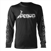 Buy Venom - Logo: White - Black - Large