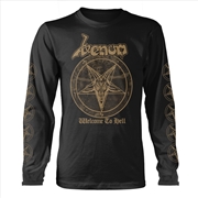 Buy Venom - Welcome To Hell: Gold - Black - Medium
