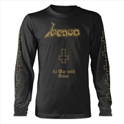 Buy Venom - At War With Satan: Gold - Black - XXL