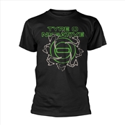 Buy Type O Negative - O Logo - Black - XXL