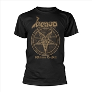 Buy Venom - Welcome To Hell: Gold - Black - Large