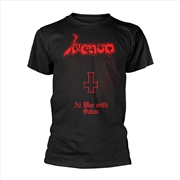 Buy Venom - At War With Satan: Red - Black - Medium