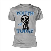 Buy Youth Of Today - Stencil - Grey - XXL