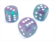 Buy Chessex 30mm D6 Single Dice Nebula Wisteria/White (Luminary Effect)