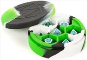 Buy MDG Silicone Round Dice Case: Green/Black/White