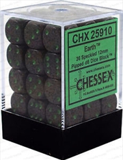 Buy Chessex Speckled 12mm D6 Earth Dice Block (36 dice)