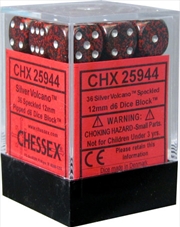 Buy Chessex 12mm D6 Dice Block Speckled Silver Volcano