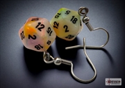 Buy Chessex Earrings Mini d20 Pair Festive Circus (Hook)