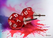 Buy Chessex Earrings Mini d20 Pair Translucent Red (Stud)
