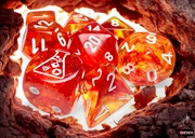 Buy Chessex Lab Dice Polyhedral 7-Dice Set Nebula Molten/white Luminary (with bonus die)