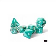 Buy Chessex Mega-hedral Oxi-Copper/White 7-Die Set