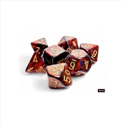 Buy Chessex Scarab Mega-hedral Blue Blood/Gold 7-Die Set