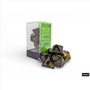 Buy Chessex: Brush Polyhedral Deep Forest/Gold 7-Die Set