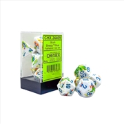 Buy Chessex: Brush Polyhedral Breezy/Blue 7-Die Set