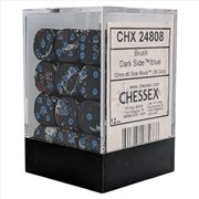 Buy Chessex: Brush Dark Side/Blue 12mm D6 Dice Block (36 Dice)