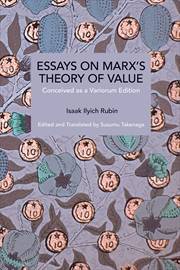 Buy Essays on Marx's Theory of Value
