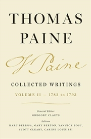 Buy Thomas Paine Collected Writings, Volume 2