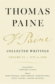 Buy Thomas Paine Collected Writings, Volume 6