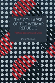 Buy The Collapse of the Weimar Republic