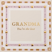Buy Grandma You’re The Best : Fill-in-the-Blank Keepsake Book That Can Be Sent as a Card