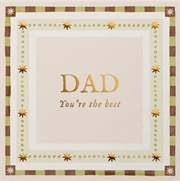 Buy Dad You’re The Best : Fill-in-the-Blank Keepsake Book That Can Be Sent as a Card