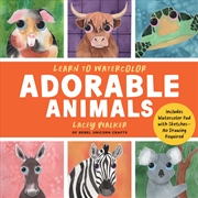 Buy Learn to Watercolor Adorable Animals