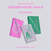 Buy Ateez - 14th Mini Album [Golden Hour : Part.5] (Pocaalbum) (Random)