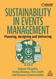 Buy Sustainability in Events Management : Planning, Designing and Delivering