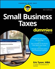 Buy Small Business Taxes For Dummies