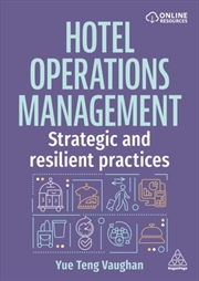 Buy Hotel Operations Management : Strategic and Resilient Practices