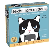Buy Texts from Mittens the Cat 2027 Day-to-Day Calendar : One Cat, Two Paws, Unlimited Drama