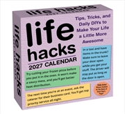 Buy Life Hacks 2027 Day-to-Day Calendar