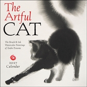Buy The Artful Cat 2027 Wall Calendar : Brush and Ink Watercolor Paintings