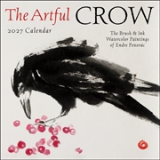 Buy The Artful Crow 2027 Wall Calendar : Brush and Ink Watercolor Paintings