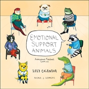 Buy Emotional Support Animals 2027 Wall Calendar : Anonymous Fuzzball Comics